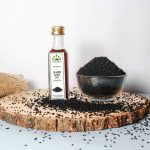 Hillpure Oganic Premium Cold Pressed Black Seed Oil,Kalonji Oil, 100% Pure & Natural for Face, Hair, Body (65 ml Glass Bottle)