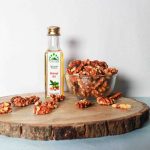 Hillpure Organic Cold Pressed Himalayan Walnut Oil - Extra Virgin - Walnut Oil / Akhrot Tel - 100% Pure & Natural Premium Edible Walnut Oil (65 ml Glass Bottle )