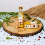 Hillpure Organic Premium Cold Pressed Flaxseed Oil,100% Pure & Natural, Edible Flaxseed Oil, Alsi Seed Oil, For Face, Hair & Body (65 + 65 ml Glass Bottle), Pack of 2