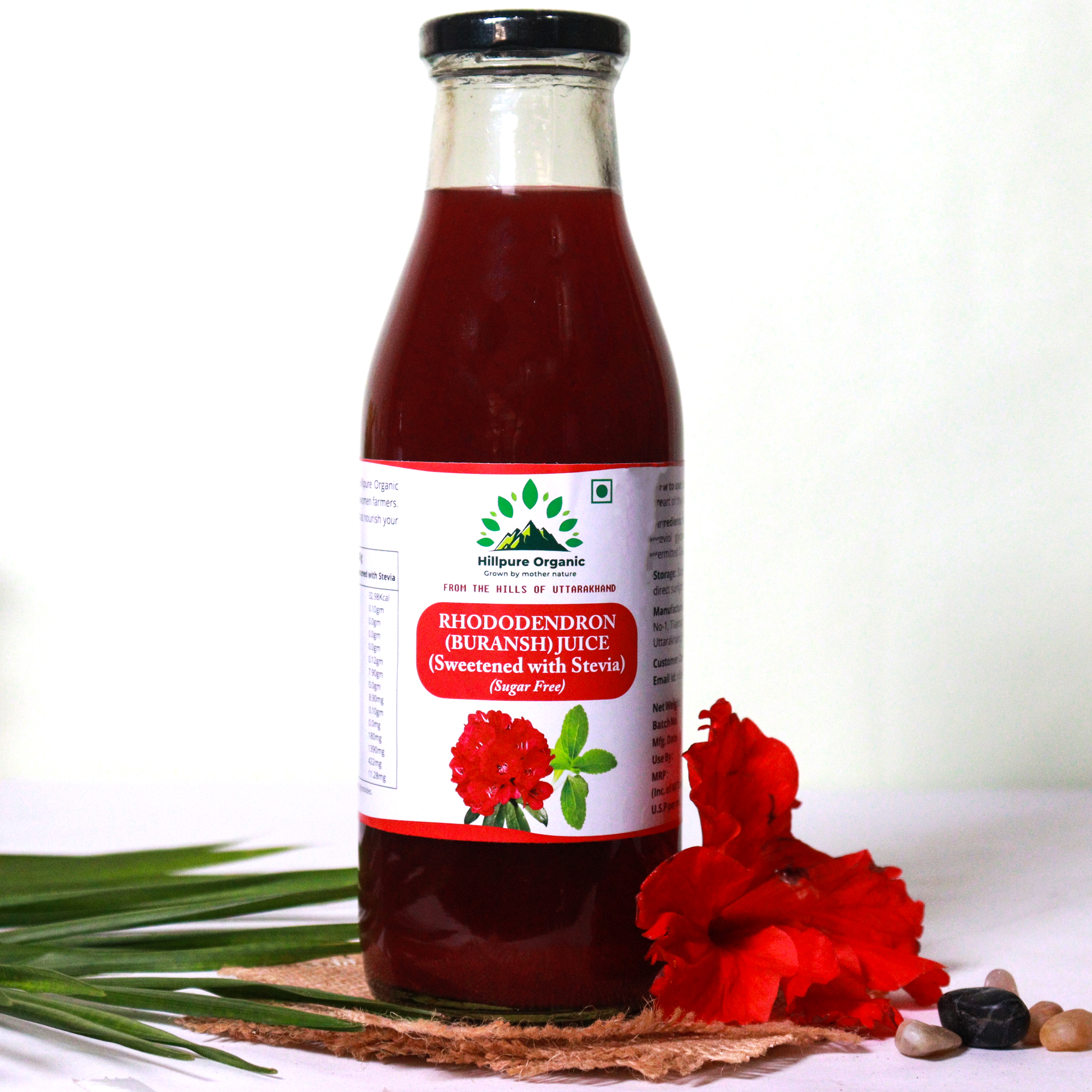 Buransh juice with stevia